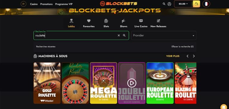 Blockbets Casino jeux table